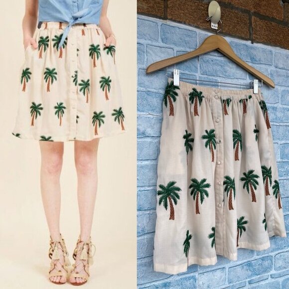 PepaLoves Palm and Collected Mini Skirt in medium - Picture 1 of 11